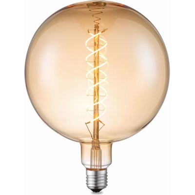 JUST LIGHT LED Filament, vintage, Globe, E27, průměr 18cm 3000K LD 08474 Teplá bílá