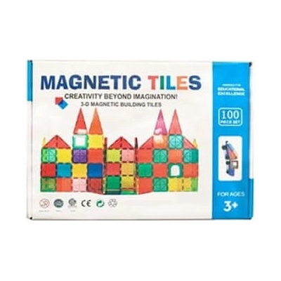 Magna-Tiles Magnetická stavebnica sada 100ks