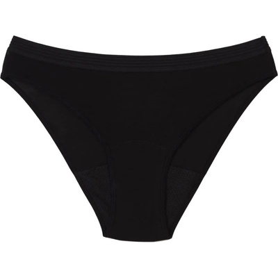 Snuggs Menstruační kalhotky Brief pro silnou menstruaci černé