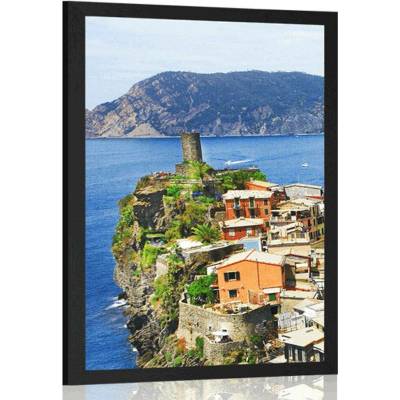 Plakát pobřeží Itálie - 40x60 no frame