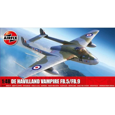 Airfix De Havilland Vampire FB.5/FB.9 Classic Kit letadlo A06108 1:48