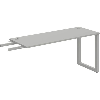 OFFICE PRO s.r.o. HOBIS prídavný stôl do uhla - UE O 1600 RU, hĺbka 60 cm, šedá