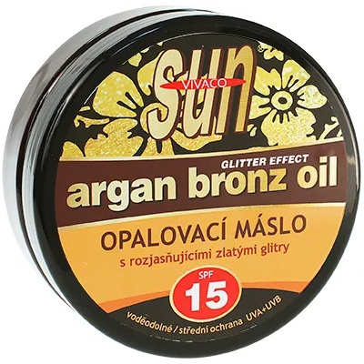 Vivaco SUN Argan Bronz Oil масло за тен с био арганово масло SPF 15 200 мл