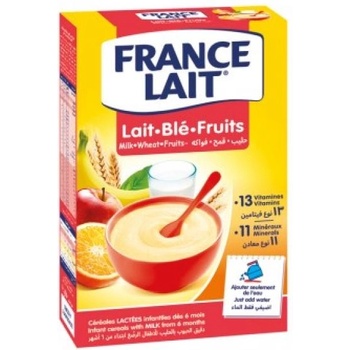 France Lait Пшенична млечна каша плодова 250g