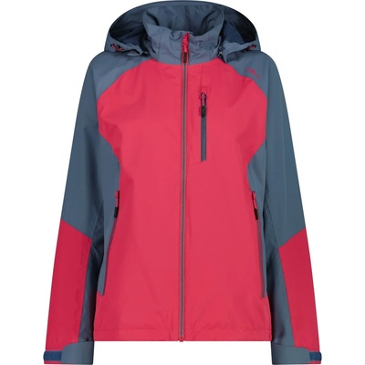 CMP Дамско водоустойчиво яке CMP Women's Ripstop Jacket Zip Hood Waterproof jacket - Magenta - размер 36 (EU) (102-4533-0812)