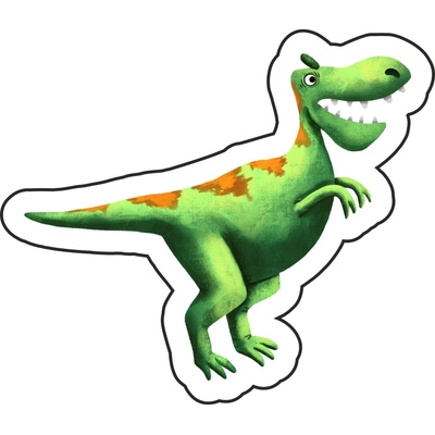 Pískacia koženková nášivka Koženková pískacia nášivka T-Rex Velkost: PÍSKLE! malé