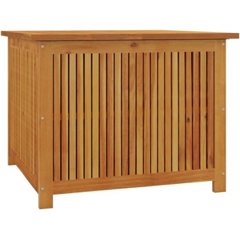 Градинска кутия за съхранение 75x75x58 см акациево дърво масив