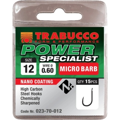 Trabucco Power Specialist Micro Barb veľ.12 15 ks