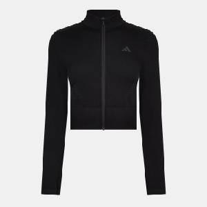 adidas Дамско яке adidas Womens Workout Essentials CLIMACOOL Full Zip Long Sleeve Performance Training Jacket - Black