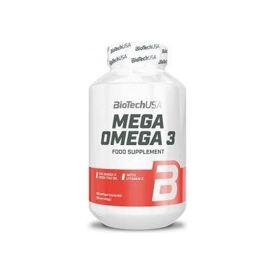 BioTechUSA Mega Omega 3 / 180 Softgels