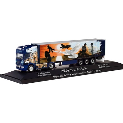 Herpa Scania R13 TL G.Pille PEACEvnot WAR v 1:87