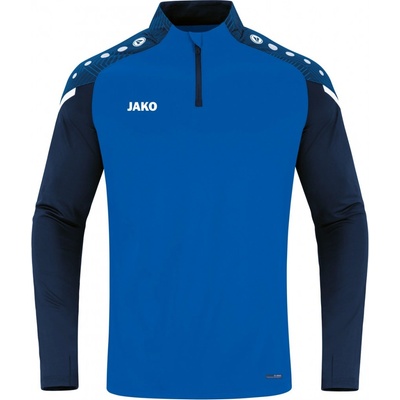 Jako Performance mikina krátký zip modrá
