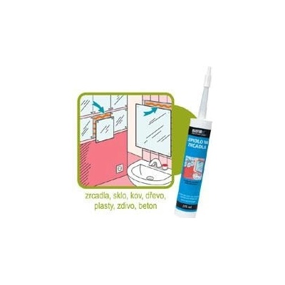 MASTERsil Lepidlo na zrcadla bílé 315 ml