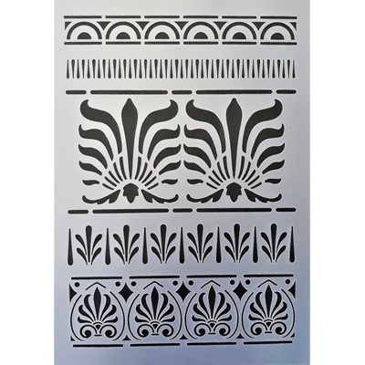 Daily ART Šablona plastová Řecké ornamenty A4