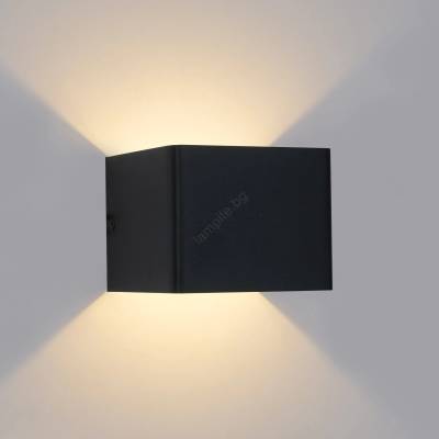 Brilagi - LED външно стенно осветително тяло DONNANI LED/5W/230V черно IP44 (BG4594)