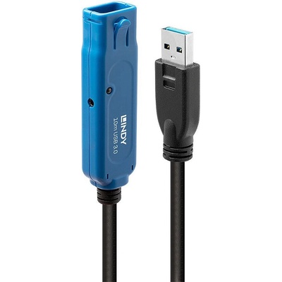 Lindy 43157 USB, USB 3.2 Gen 1 (3.1 Gen 1) USB A, 10m, černý