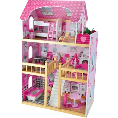 Wooden Дървена къща за кукли Wooden - Stela (TL44004C)