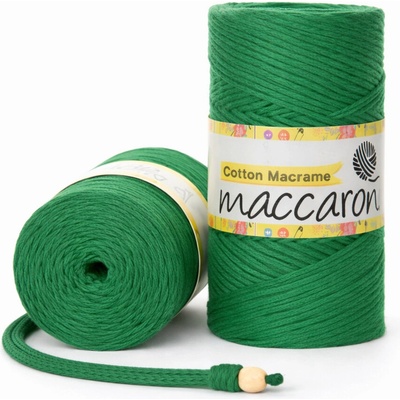 Cotton Macrame 2mm zelená 22-601