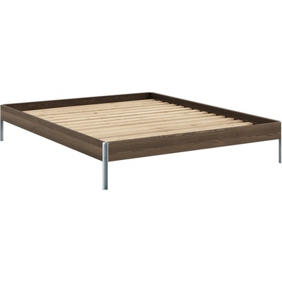 Karup Design Кафяво двойно легло от масивен бор с включена подматрачна рамка 160x200 cm Core - Karup Design (120210616020000)