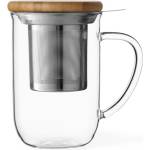 VIVA Чаша за чай с цедка VIVA Minima 500ml, бамбуково капаче за запарка (1006988)