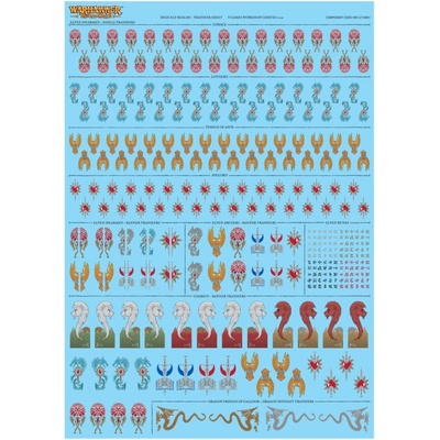 Games Workshop High Elf Realms Transfer Sheet (99512710001)