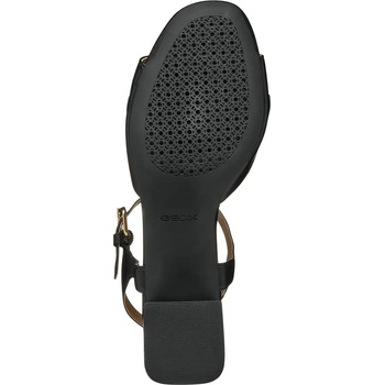 Geox Кожени сандали Geox D NEW ERAKLIA 50 T в черно с дебел ток D55YQC 000TU C9999 (D55YQC.000TU.C9999)