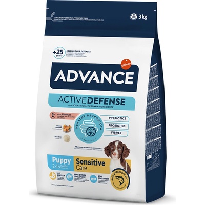 Advance Puppy Sensitive s lososem 2 x 3 kg