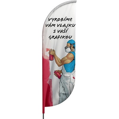 IMPAR Crest vlajka s tiskem (Velikost:: 2,6 m)