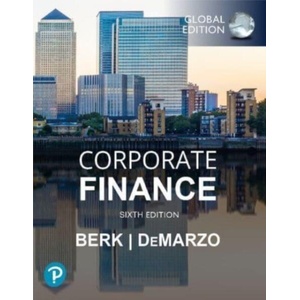Corporate Finance, Global Edition (ISBN: 9781292446318)