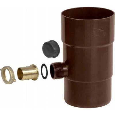 Kaczmarek Zberač dažďovej vody PVC 100 mm RAL8017 hnedá