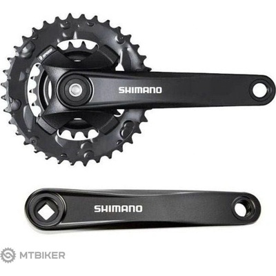Shimano Altus MT101-2 kľuky, 175 mm, 36/22T, 2x9, štvorhran (OEM)