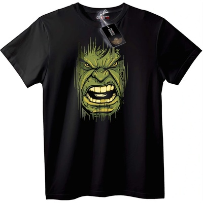 NOONEBRAND Тениска Hulk Лице - 4XL, Black