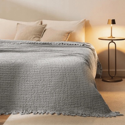Miabella Home Prikrývka Waffle beige 160x230