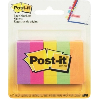 3M Záložky Post-it papierové 15x50mm