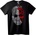 NOONEBRAND Тениска Terminator T-800 разделено лице - 2XL, White