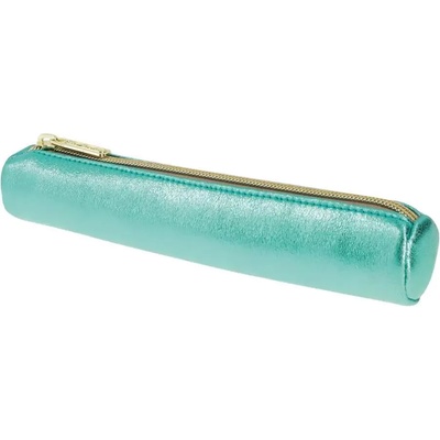 Herlitz Празен мини несесер, цилиндър Metallic Turquoise - Herlitz