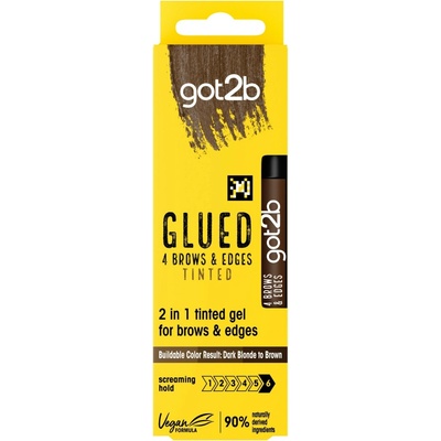 got2b 4 Brows & Edges Tinted farebný gél na obočie a baby vlásky 2 v 1 16 ml