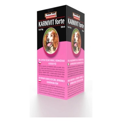 Benefeed KARNIVIT Forte pes, Balenie 500 ml