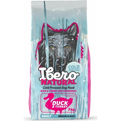 Ibero Cold Press Dog Adult Medium & Maxi Duck&Turkey 3 kg