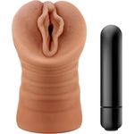 Blush Novelties M For Men Sofia - вибрираща изкуствена вагина - натурален цвят