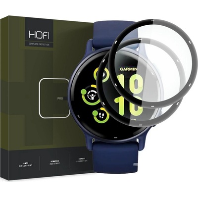 Hofi 2 броя хибриден протектор за Garmin Vivoactive 5 от Hofi Hybrid Pro+ - Черни (9319456607123)