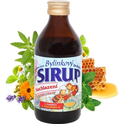 Bylinkový sirup Nachlazení med + vitamin C 325 g
