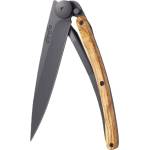 DEEJO 1gb001 black / Стилно ултралеко джобно ножче с дискретно черно острие без татуировки (1gb001)