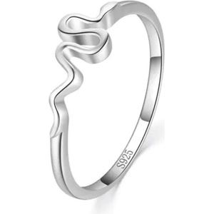 Silenti Jewelry Сребърен пръстен "Хладнокръвие" - 6 - 52мм (16.6мм диам. )