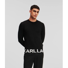 Karl Lagerfeld Karl Logo Knit Crewneck black