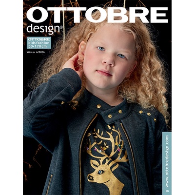 Časopis Ottobre design kids 6/2016 de/eng - inštrukcie