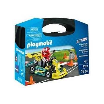 Playmobil Playset City Action Go Kart Playmobil 9322 - Action - Karting Pilot Case (29 pcs)