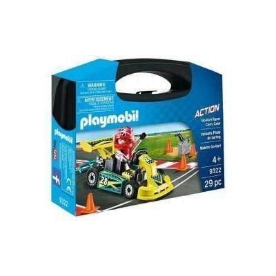 Playmobil Playset City Action Go Kart Playmobil 9322 - Action - Karting Pilot Case (29 pcs)