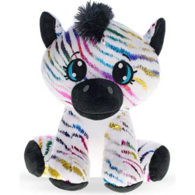 Зебра Star Sparkle плюшена 24см седяща