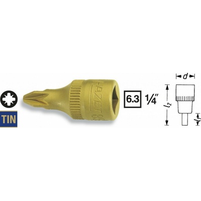 Bit Adaptér 1/4" PZ1 x mm HAZET